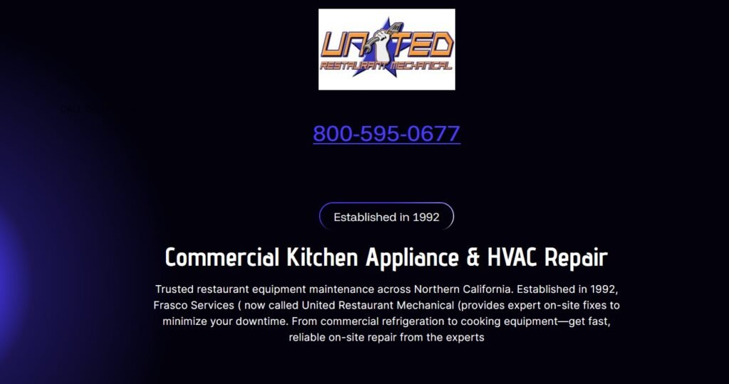 frasco services landing page
